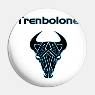 Trebolone - Teal Outline Pin