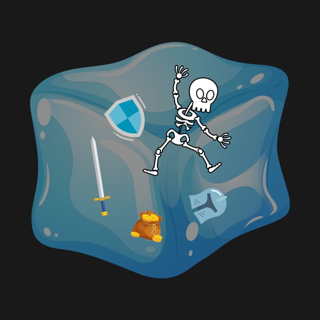 Gelatinous Cube - Ice Blue by NerdySparkleGoth