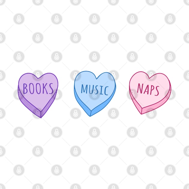 I love Books, Music & Naps by FandomizedRose