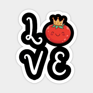 Funny Love Tomato Magnet