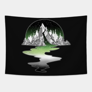 Aromantic Mountain River Tapestry