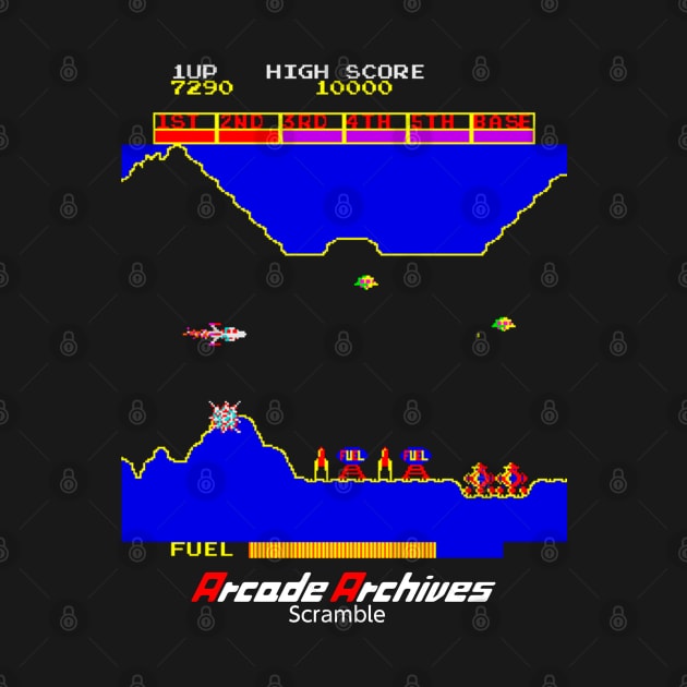 Mod.3 Arcade Scramble Space Invader Video Game by parashop