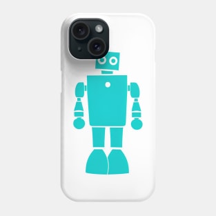 Adorable Robot: A Playful and Modern Artwork to Brighten Your Space Phone Case