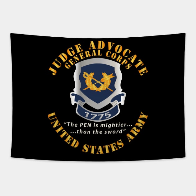 Army - Judge Advocate General Corps Crest - Pen is Mighter X 300 Tapestry by twix123844