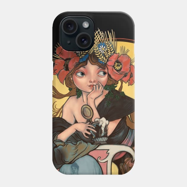 Beer and Mucha - Apparel Phone Case by T.Dow Thomas