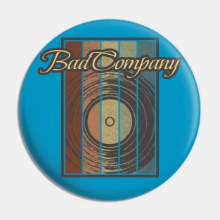 Bad Company Vynil Silhouette Pin