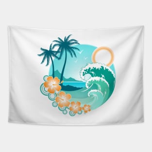 Hawaiian Island Tapestry