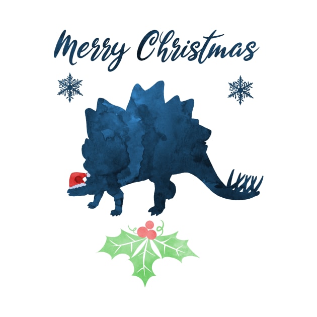 Christmas Dinosaur - Stegosaurus by TheJollyMarten