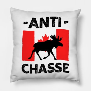 No Hunting Canada Pillow