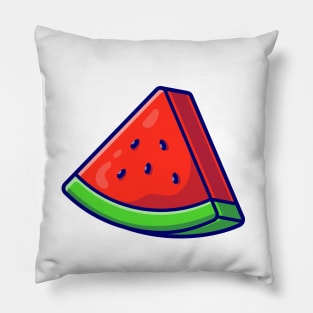 Slices Of Watermelon Cartoon Pillow