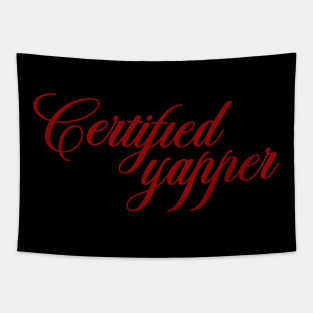 Certified yapper Shirt, Y2K Iconic Funny It Girl Meme Tapestry