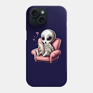 human existence, Funny Alien Phone Case