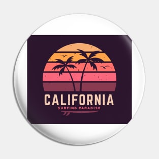 Beach California Pin