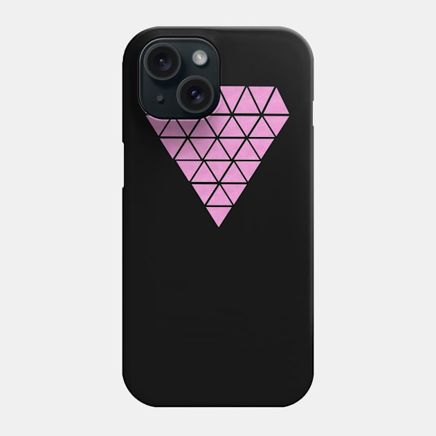 Pink Diamond Phone Case by MarieStar