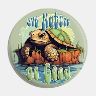 Love Nature / Do Good / Turtle Conservation Pin