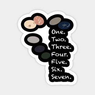 One. Two. Three. Four. Five. Six. Seven. Magnet