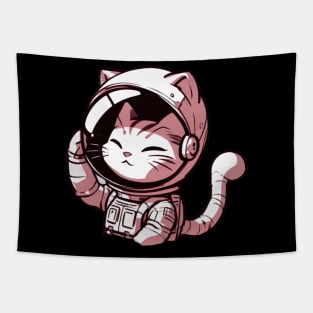 Cute astronaut cat Tapestry