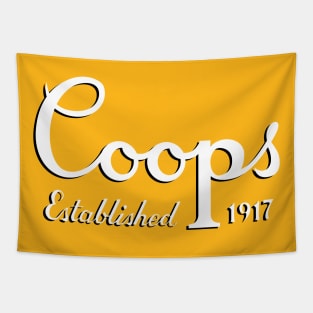 Coops Beer, Established 1917, Magnum's Beer of Choice Tapestry