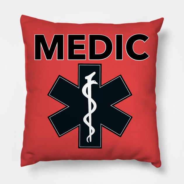 Medic Star of Life Pillow by Medic Zone