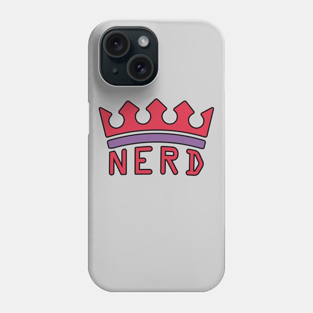 The Nerd King / Queen Phone Case by madmonkey