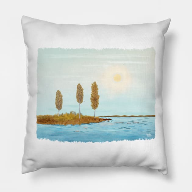 Indian Summer - Lapland8seasons Pillow by Aurealis