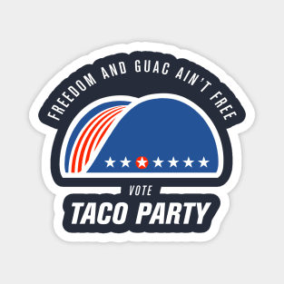 Vote Taco Party Magnet