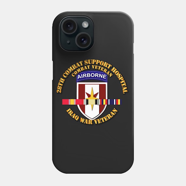 Army - 28th Cbt Sup Hospital - Iraq Vet  w SVC Ribbons Phone Case by twix123844