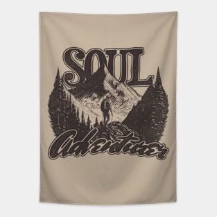 Vintage Retro Soul Adventurer Tapestry