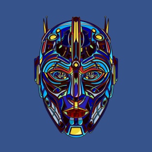 Robot face or metal head? T-Shirt