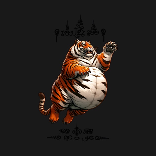 Thai Tattoo Parody "Sak Yant Tiger" by Rawlifegraphic