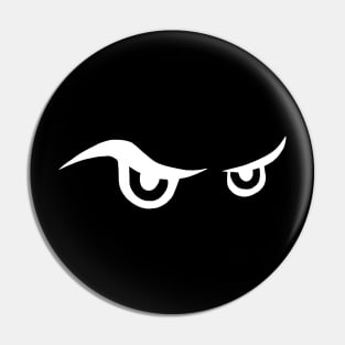 Evil Scary Eyes Pin