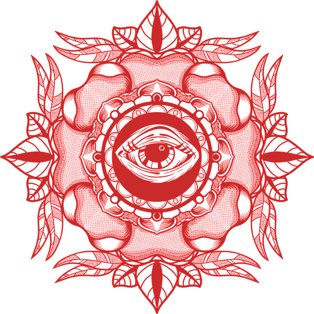 Eye Mandala Kids T-Shirt by stuffofkings