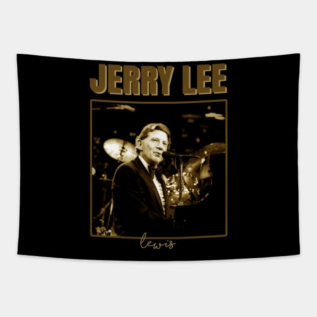 Jerry Lee Legend Tapestry by xalauras studio