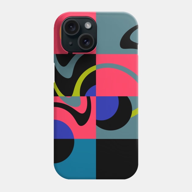 Geometric Art Deco Phone Case by BK Tees