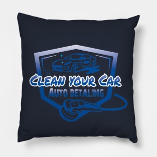 Clean your Car car services Pillow