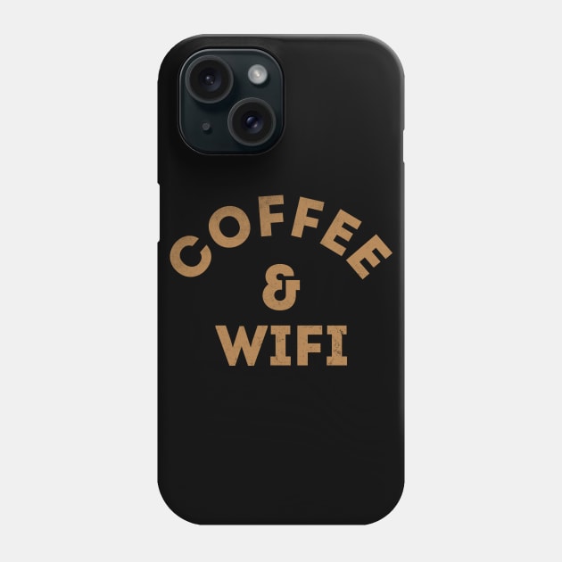 Coffee & Wifi Phone Case by cowyark rubbark