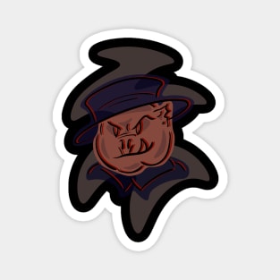 Wild boar mafiosi Magnet