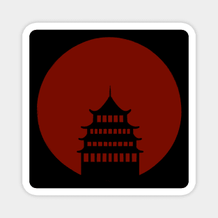 Japanese temple Magnet