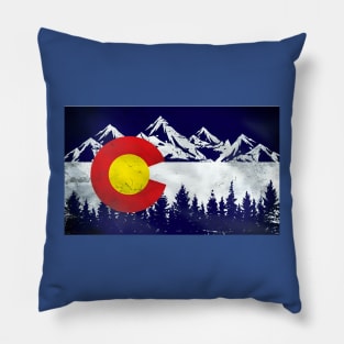 Colorado State Flag Pillow