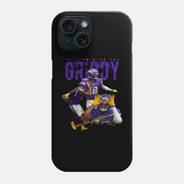The Griddy Jefferson Phone Case by Resatuki