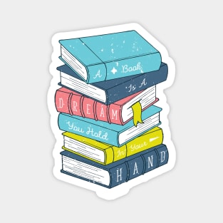 Stack of Books Magnet