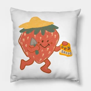 Strawberry Strawbebbie Pillow