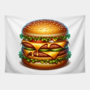 Double Cheeseburger Tapestry