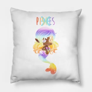 Pisces Koi Mermaid Pillow