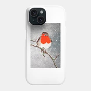 Winter Robin Phone Case