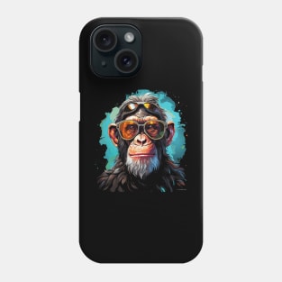 Chimpanzee Rainbow Phone Case