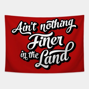 Ain't nothing finer in the land - UGA inspired fan art by Kelly Design Company Tapestry