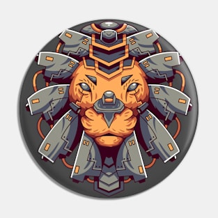 Mecha Lion Pin