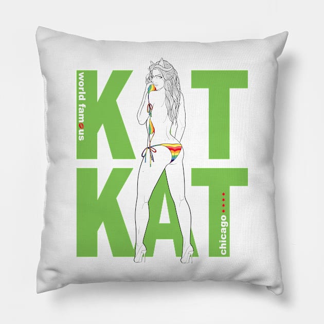 Kit Kat Pride 2017 Pillow by Seventoes