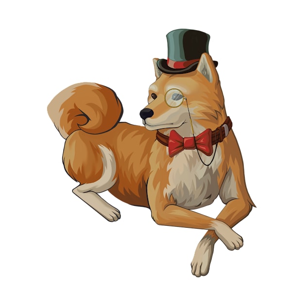 Fancy Shiba Inu by dwoo